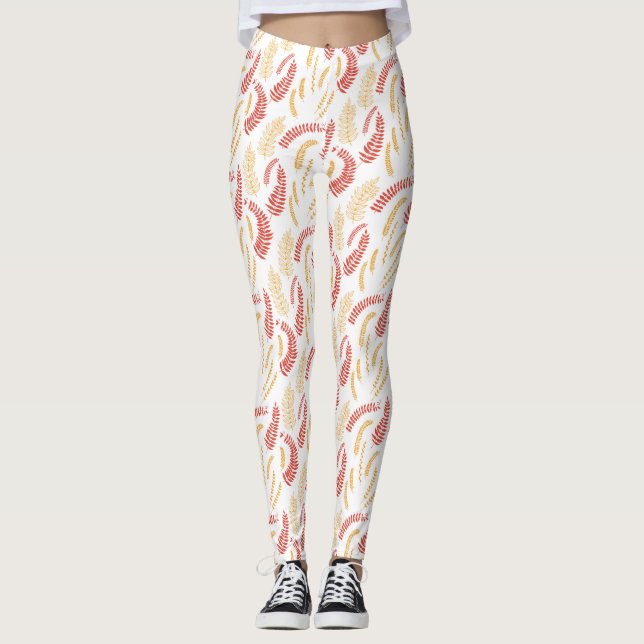 Floral pattern leggings (Front)