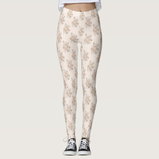 Floral pattern leggings