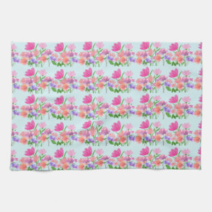 floral pattern light switch cover tea towel