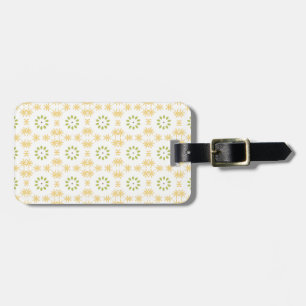 Floral Pattern Luggage Tag