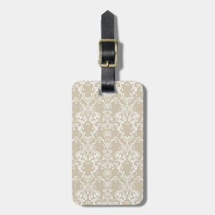 Floral Pattern Luggage Tag