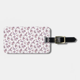 Floral Pattern Luggage Tag