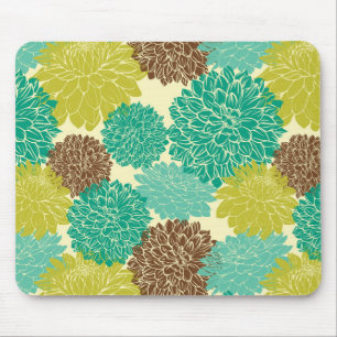 Floral Pattern Mouse Pad