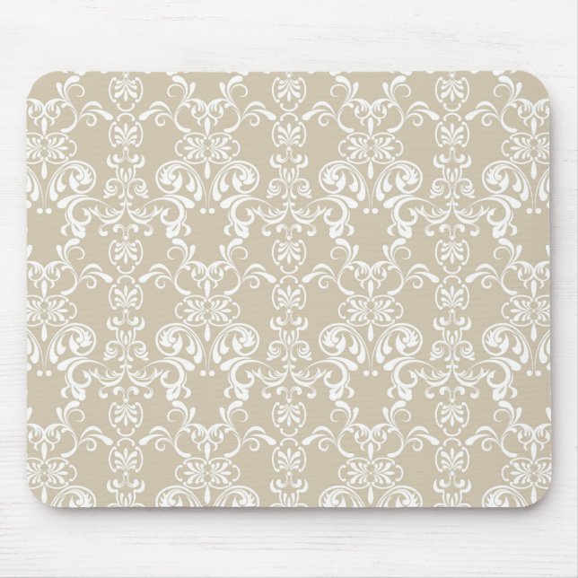 Floral Pattern Mouse Pad (Front)