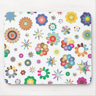 Floral Pattern Mouse Pad