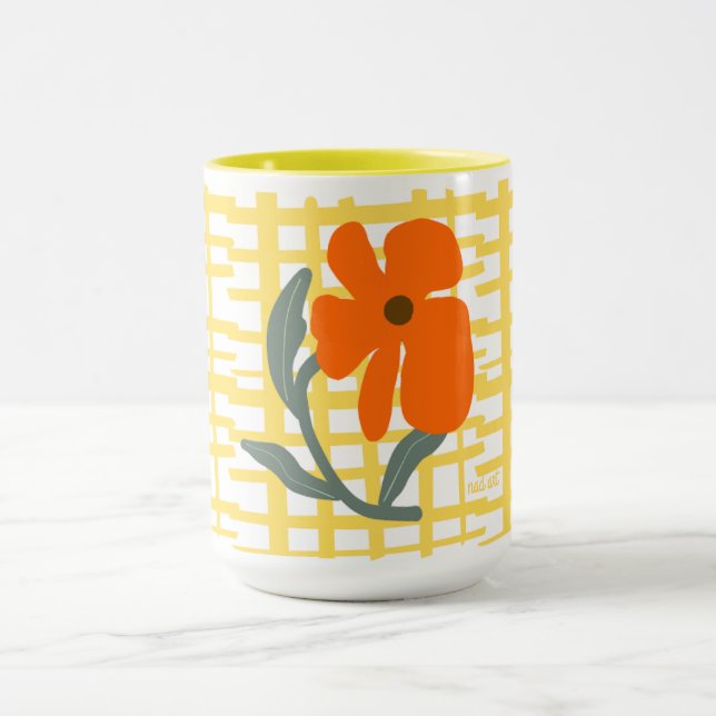 Floral Pattern Mug (Center)