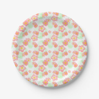floral pattern no1 paper plate
