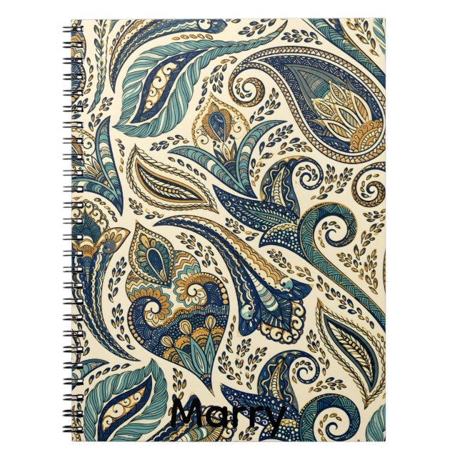 floral pattern notebook (Front)
