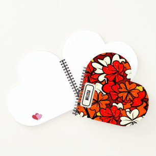 Floral pattern notebook