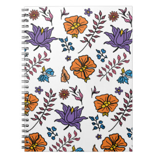 Floral Pattern Notebook
