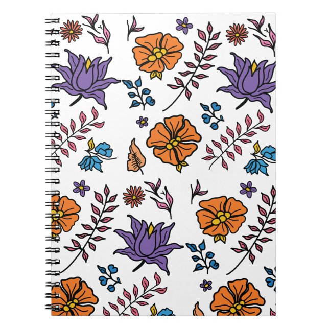 Floral Pattern Notebook (Front)