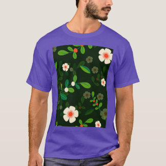Floral Pattern Of Renewal Strength and vibration T-Shirt