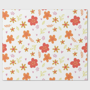 Floral Pattern Paper – Cute Seamless Flower Design