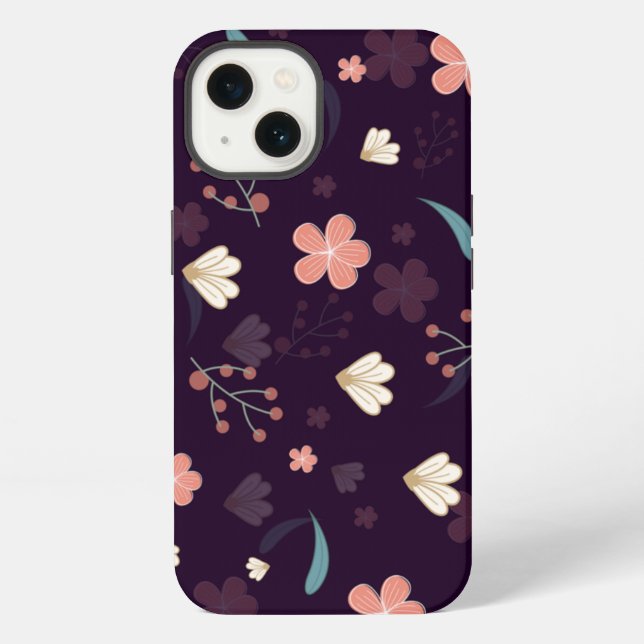 Floral pattern phone case (Back)