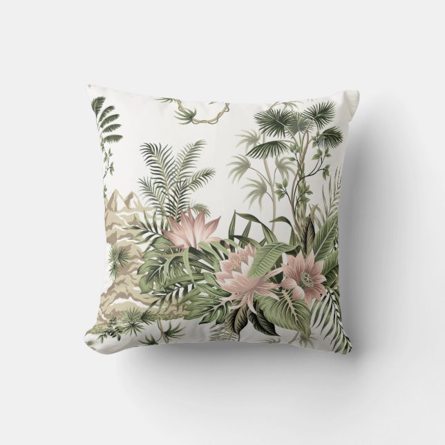 Floral Pattern Pillow (Front)