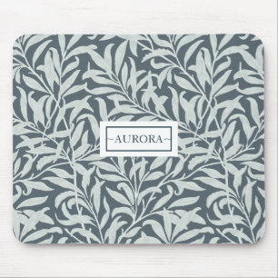 Floral pattern shades of Blue tropical design Mouse Pad