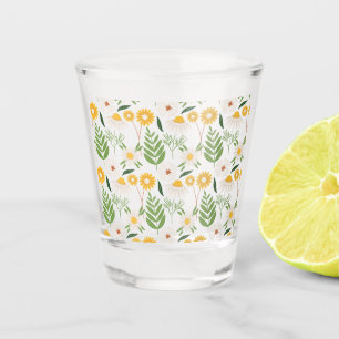 Floral Pattern Shot Glass