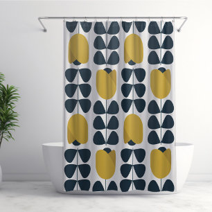 Floral Pattern Shower Curtain