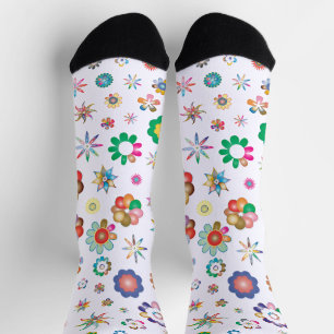 Floral Pattern Socks