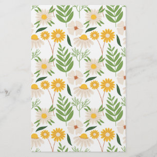 Floral Pattern Stationery