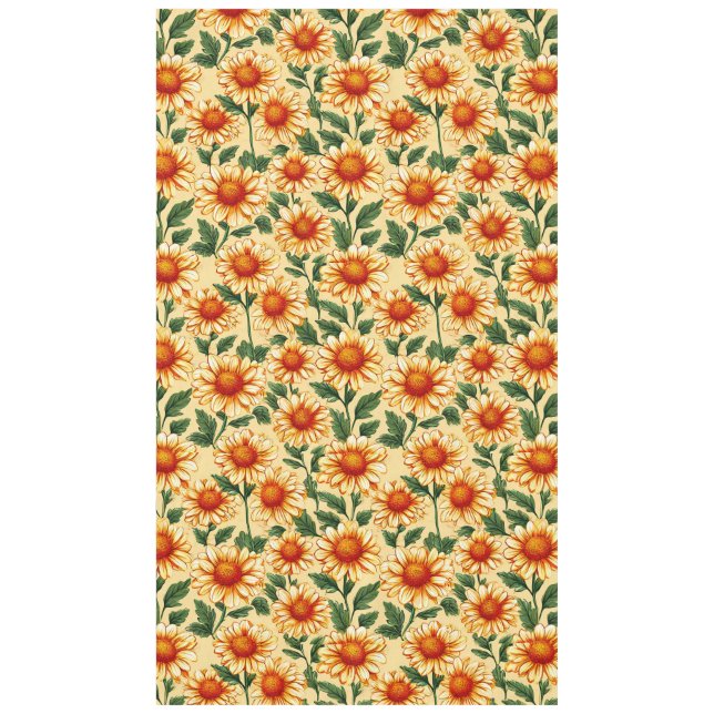 Floral pattern tablecloth (Front)
