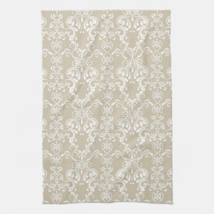 Floral Pattern Tea Towel