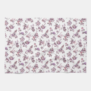 Floral Pattern Tea Towel