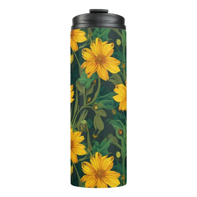 Floral Pattern Thermal Tumblers (Front)