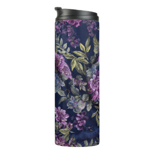 Floral Pattern Thermal Tumblers