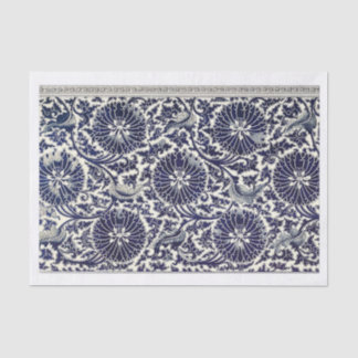 Floral pattern tissue paper
