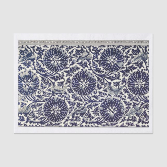 Floral pattern tissue paper (Front)