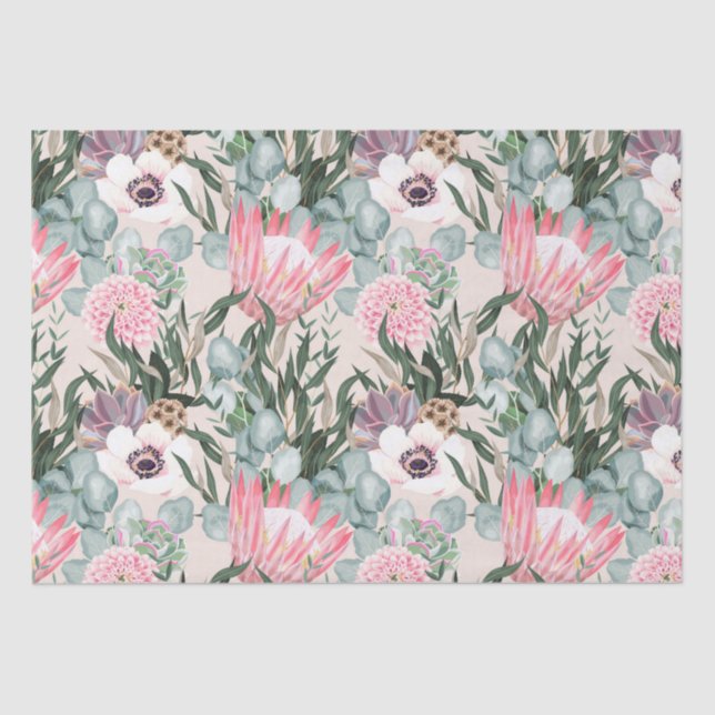 Floral pattern  tissue paper (Front)