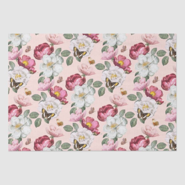 Floral pattern  tissue paper (Front)