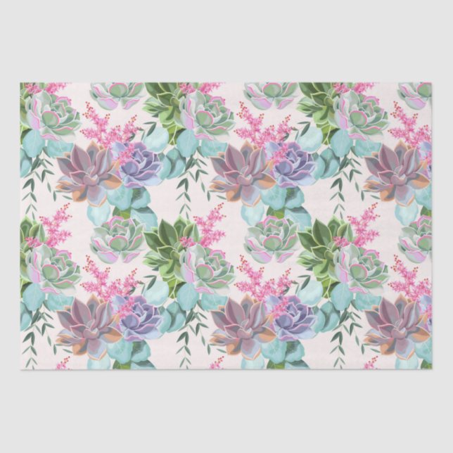 Floral pattern  tissue paper (Front)