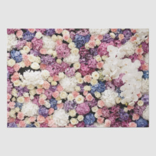 Floral pattern tissue paper