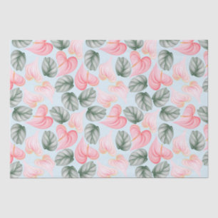 Floral pattern tissue paper