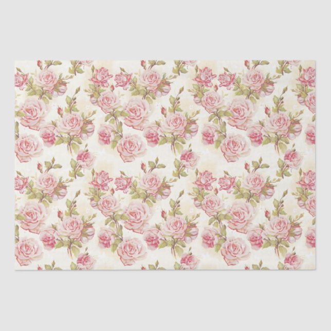 Floral pattern  tissue paper (Front)