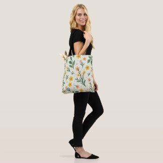 floral pattern Tote bag