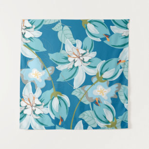 Floral pattern, versatile flower design. tapestry