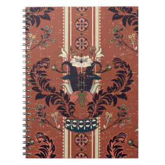 floral pattern, victorian style. Floral bouquet wi Notebook