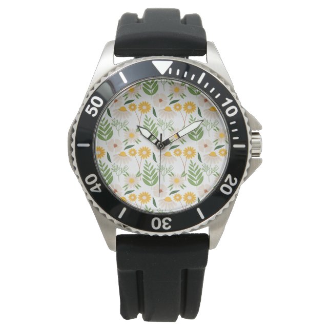 Floral Pattern Watch (Front)