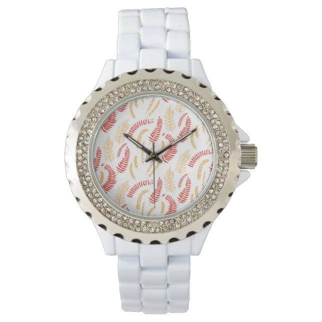 Floral pattern watch (Front)