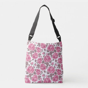 Floral pattern. Watercolor roses /52 Crossbody Bag
