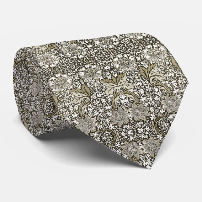 Floral Pattern - William Morris Neck Tie (Rolled)