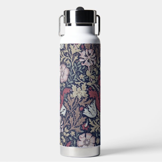 Floral Pattern, William Morris Water Bottle (Front)