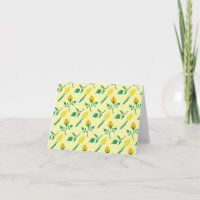 Floral pattern with yellow rose and tulip flowers