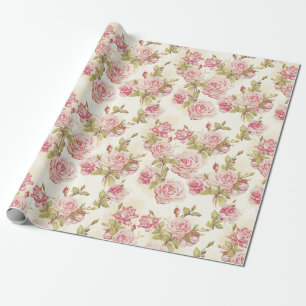 Floral pattern wrapping paper
