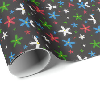 Floral Pattern Wrapping Paper