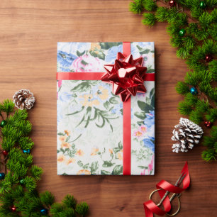 floral pattern wrapping paper