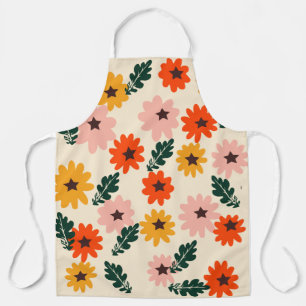 Floral Patterned  Apron